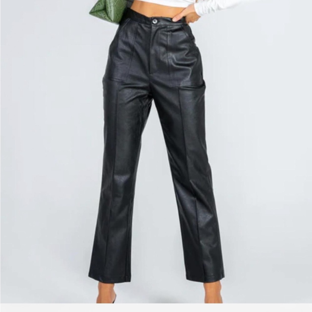 Princess‎ Polly Encore Black Faux Leather Pants